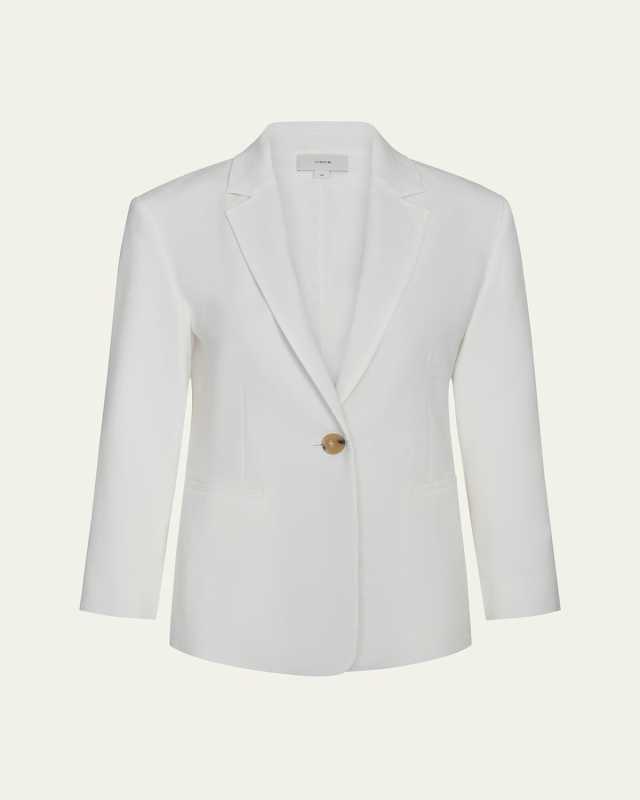 Shrunken Linen Blazer